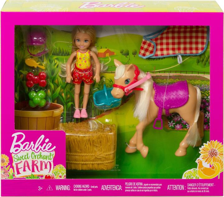 Actual product image Barbie BRB Fun on the farm Chelsea+pony