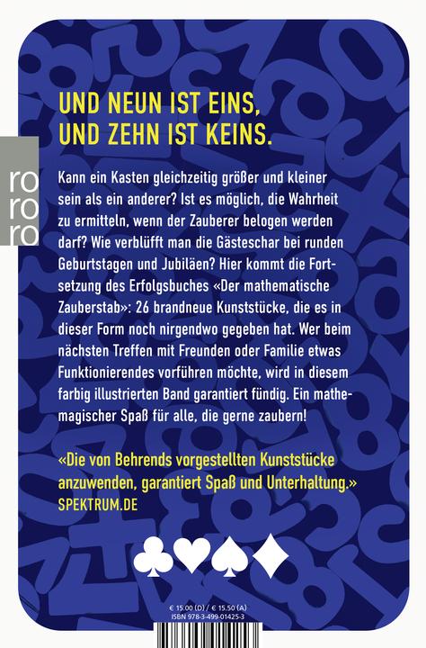 Immagine prodotto Der grosse mathematische Zauberstab (Tedesco, Ehrhard Behrends, 2024)