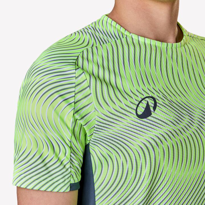 Immagine prodotto Kipsta Damen/Herren Fussball Trikot kurzarm - VIRALTO Wave gelb/grau (M)