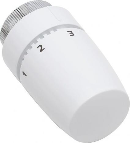 Actual product image Mert - Sami DESIGN Thermostatkopf, Weiss RAL 9016