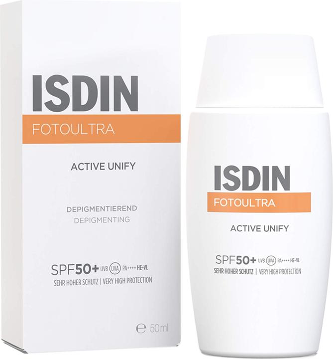 Image du produit Isdin FotoUltra Active Unify (Crème solaire, SPF 50+, 50 ml)