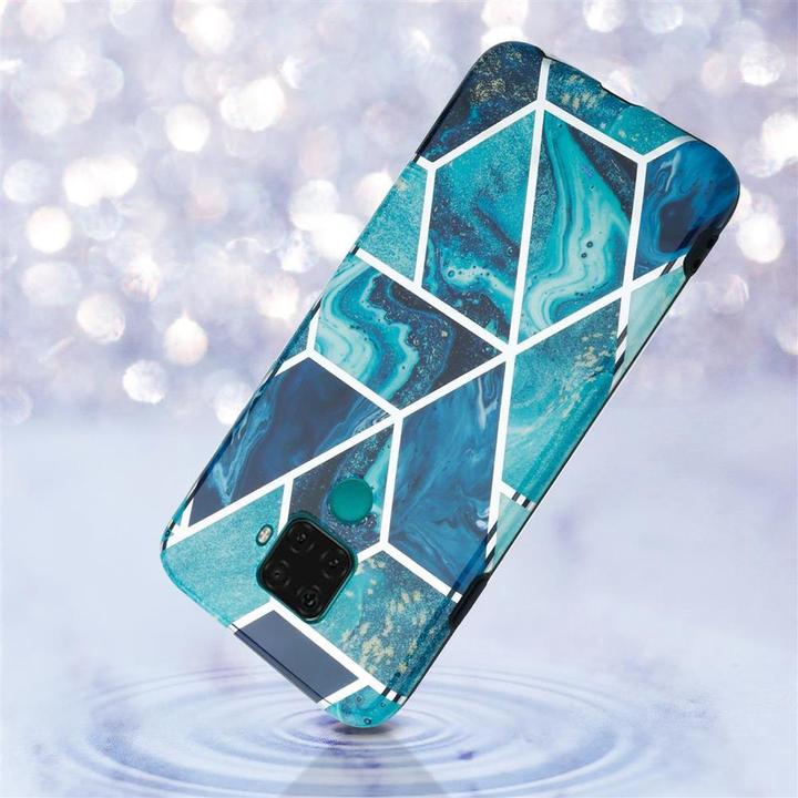Image du produit Cadorabo Couverture IMD TPU Marbre coloré (Mate 30 Lite)