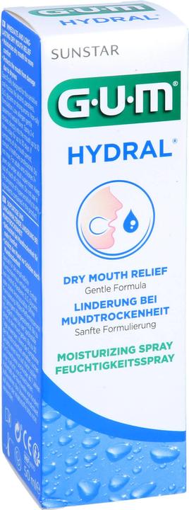 Produktbild GUM SUNSTAR HYDRAL Feuchtigkeitsspray Feuchtigkeitsspray (50 ml, Mundspray)