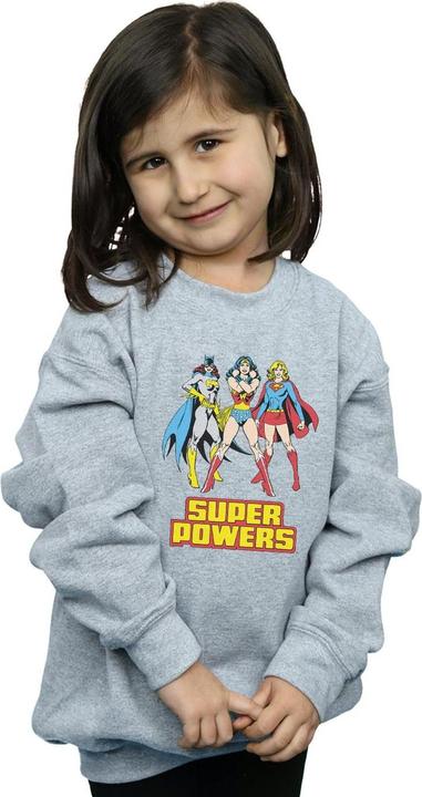 Image du produit - Sweat WONDER WOMAN SUPER POWER GROUP - Fille (128)