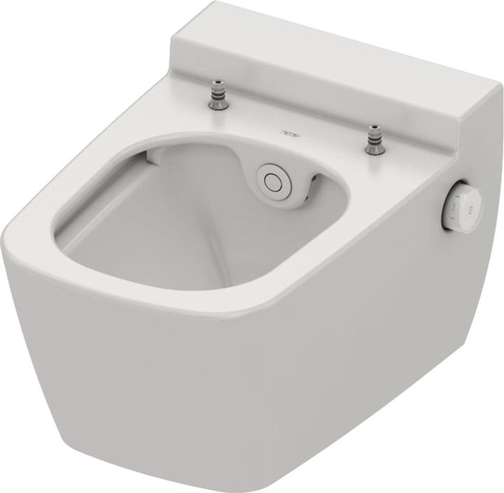 TECE TECEone Dusch-WC Komplettanlage, WC-Keramik mit Duschfunktion, ohne WC-Sitz mit Deckel