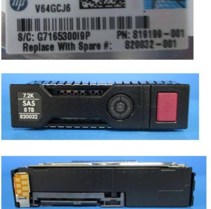 Produktbild HPE DRV HDD 8TB 12G 7.2K LFF SAS (8 TB, 3.5")