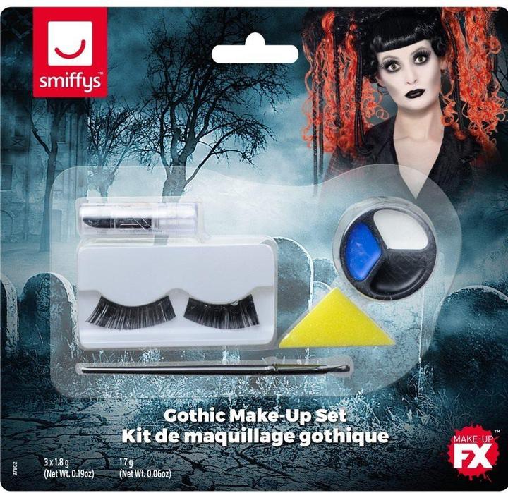 Produktbild Smiffys Gothic Makeup Set (Künstliche Wimpern)