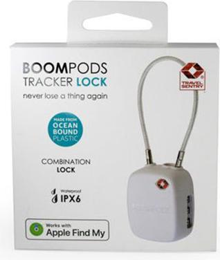 Immagine prodotto Boompods LOCK TSA Bag Tracker Bianco (Borsa per cuffie)