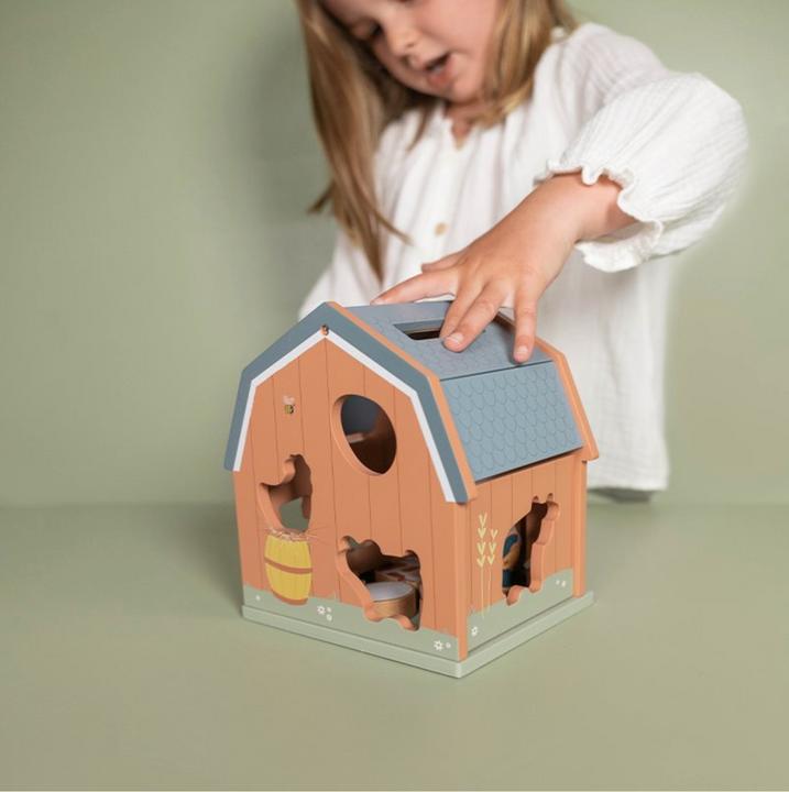 Produktbild Little Dutch Holz Formen Steckspiel Little Farm