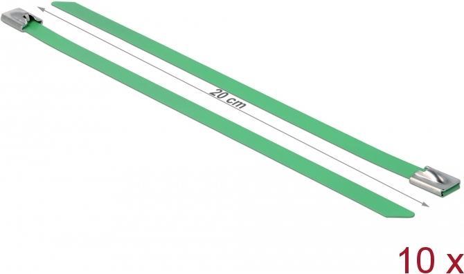 Actual product image Delock Stainless steel cable tie 200x7,9 10pcs. (Metal cable ties, 200 mm, 10 pcs.)