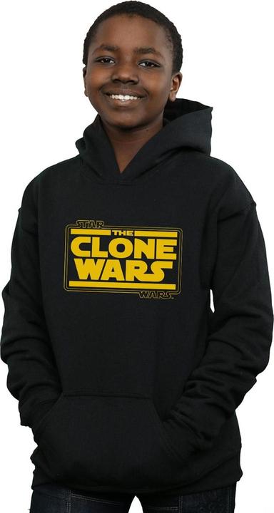 Produktbild Star Wars Clone Wars Logo Kapuzenpullover Jungen (140, 146)