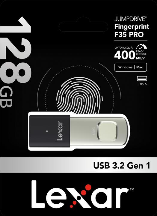 Immagine prodotto Lexar Fingerprint F35 Pro (128 GB, USB 3.2)