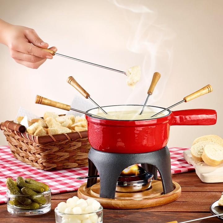 Produktbild Rosenstein & Söhne Käsefondue-Topf aus Gusseisen