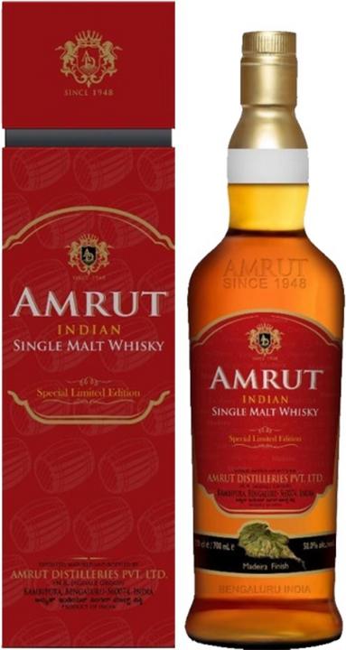 Image du produit Amrut Single Malt Limited Edition Madeira Finish (Single Malt, 1 x 70 cl)
