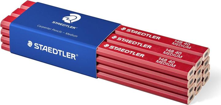 Immagine prodotto Staedtler 148 40 Matita da falegname, prodotto singolo, medio (2 mm, HB, 1 x)
