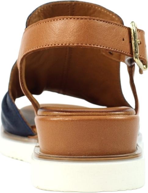 Actual product image Lunar Womens/Ladies Steffi Leather Wedge Sandals (39)