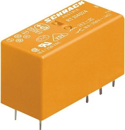 Produktbild Schrack Relais / Druckrelais, RT Serie 8A 2C/O Wechsler, Spulenspannung 230VAC 5MM Pinning