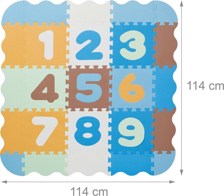 Image du produit Relaxdays 25x tapis de puzzle (30 x 30 x 1 cm)