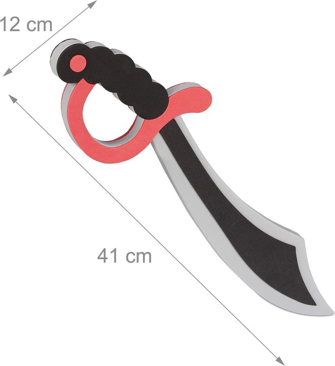 Immagine prodotto Relaxdays Sciabola dei Pirati, Set da 4