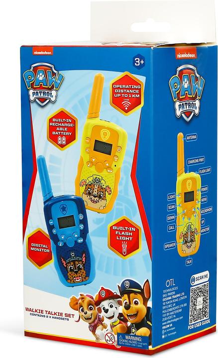 Actual product image OTL Children's walkie-talkies with 1 km range, long playing time with powerful Li-Ion batteries (1 km)