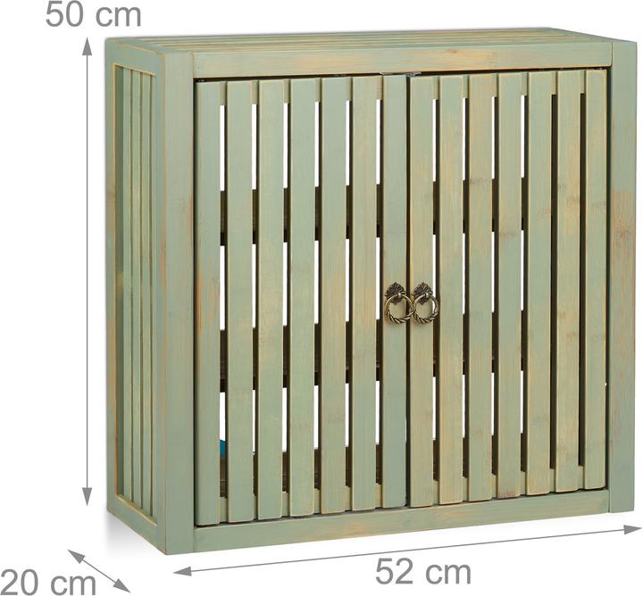 Immagine prodotto Relaxdays Pensile bagno in stile vintage (50 x 20 x 50 cm)