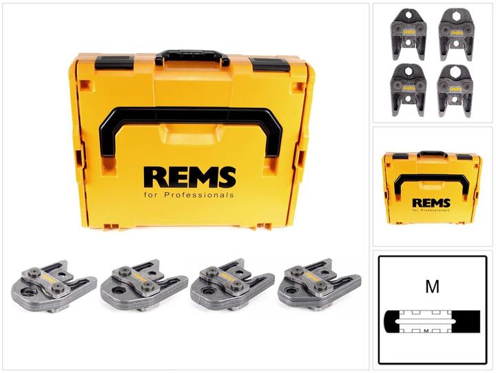 Productafbeelding Rems Krimptangset M15-18-22-28 in systeemkoffer L-Boxx ( 571165 R ) (440 mm)