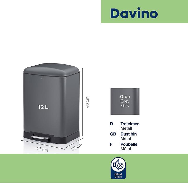 Produktbild Kela Treteimer Davino (12 l)