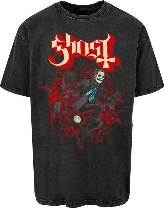 Produktbild Merchcode Ghost - Colony In Flight Acid Washed Heavy Oversized Tee - 115555 (S)