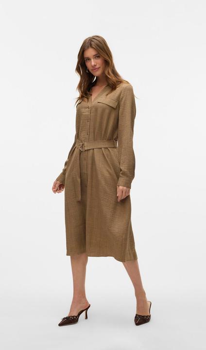 Image du produit Vero Moda VMVICA Midikleid Hemdblusenkleid (M)