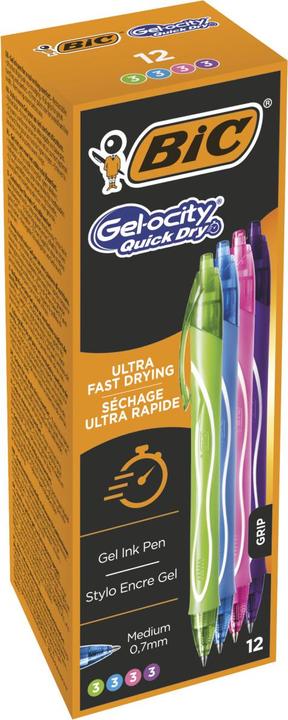 Produktbild Bic Gel-Ocity Quick Dry (Sortiert, 12 x)