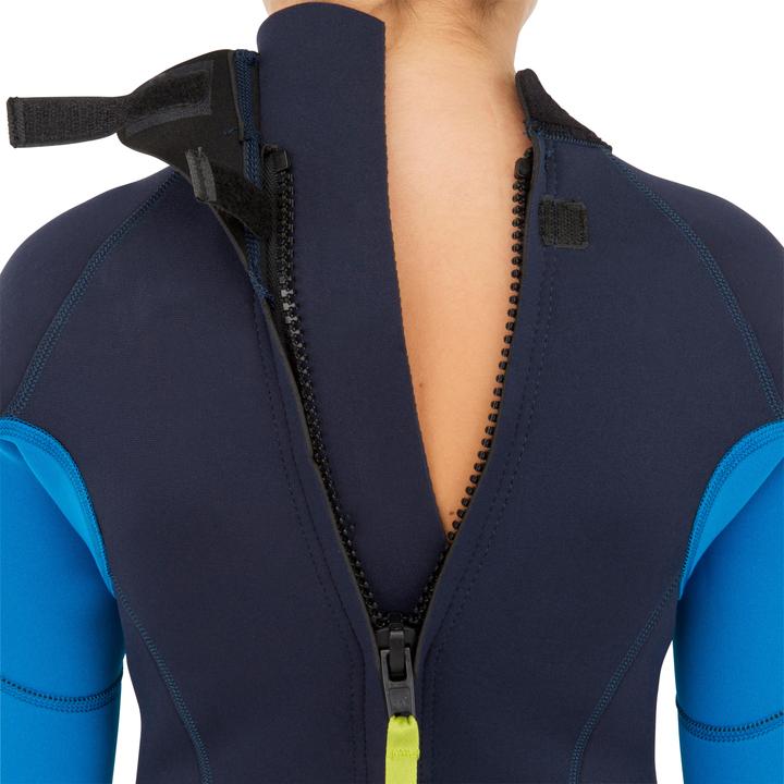 Actual product image Olaian SWS100TW 2/2 JR Surf wetsuit NAV (2 mm, 128)