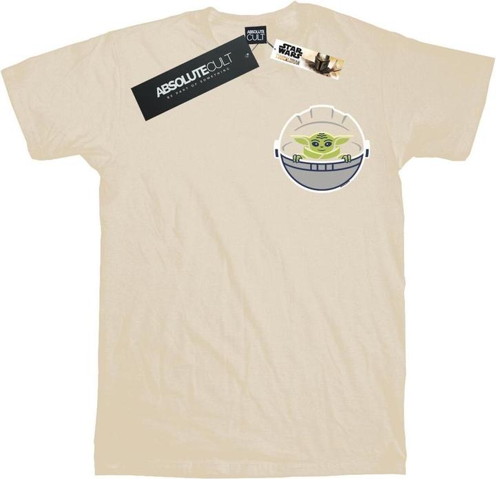 Produktbild Star Wars The Mandalorian The Child Drawn Breast Print TShirt (M)