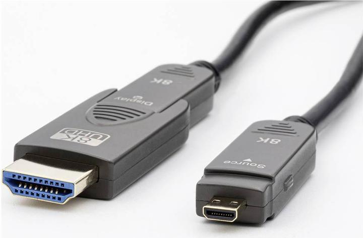Actual product image Transmedia Câble HDMI fibre optique (HDMI 2.1, 8k@60Hz, eARC) (25 m, HDMI)