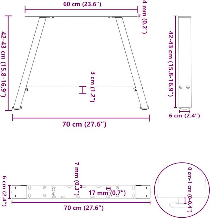 Actual product image VidaXL Ossian