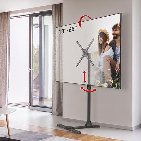Actual product image Barkan FS310T 13"-65" TV, swivel (Ground, 65", 36 kg)