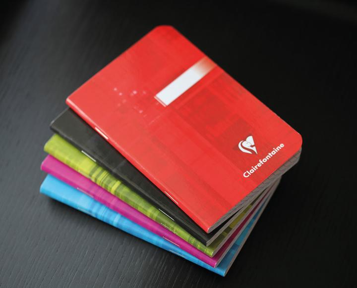 Actual product image Clairefontaine Notebook (A4, Checked, Hardcover)