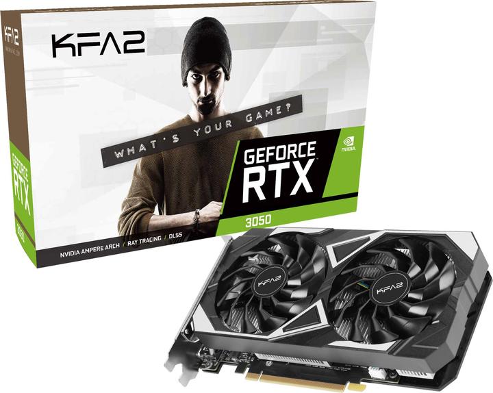 Produktbild KFA2 GeForce RTX 3050 EX 1-Click OC (6 GB)