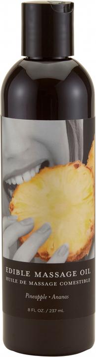 Actual product image Shots Pineapple Edible Massage Oil - 8oz / 237ml (237 ml)