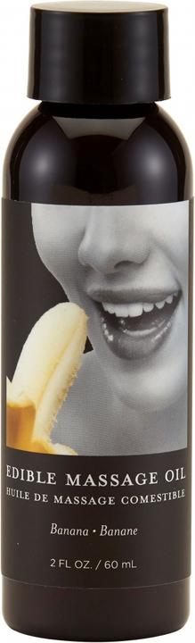 Shots Banana Edible Massage Oil - 2oz / 60ml (60 ml)