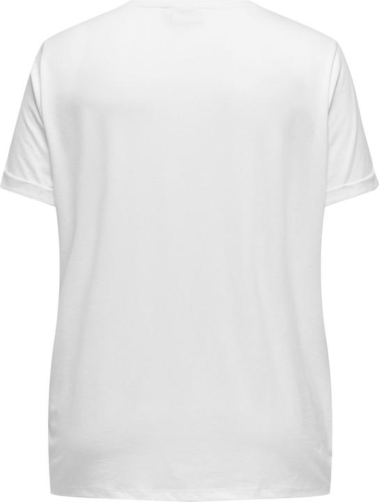 Produktbild Only Normal geschnitten Rundhals Umgeschlagene Ärmelbündchen T-Shirt T-shirt (XL)