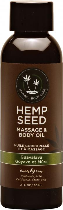 Shots Guavalva Massage Oil with Guava Blackberry Scent - 2 oz / 60ml (60 ml)