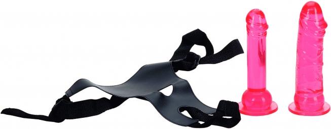 Produktbild Seven Creations Crotchless Strap On with 2 Dongs