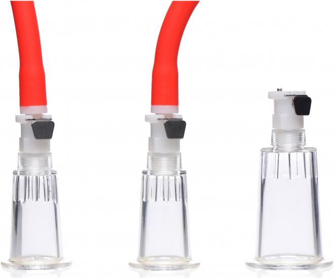 Actual product image Master Series 3-Way Suck Her Nipple and Clit Pump System