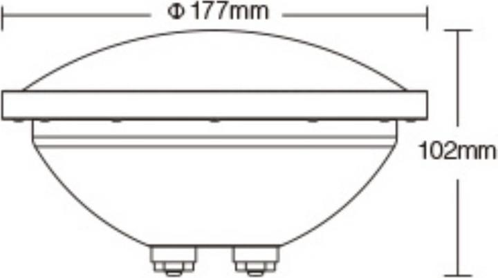 Actual product image Milight 27W Wireless LED Pool Light RGB+KW/WW 24V PAR-56 (2600 lm, IP68)