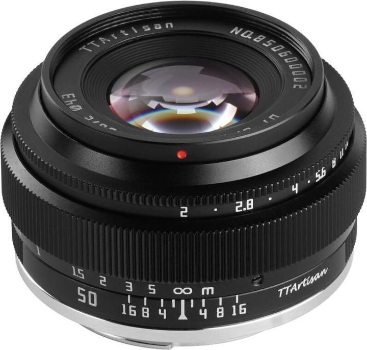 Image du produit TTArtisan 50mm 1:2.0 Fuji X (Fujifilm X, Plein format)