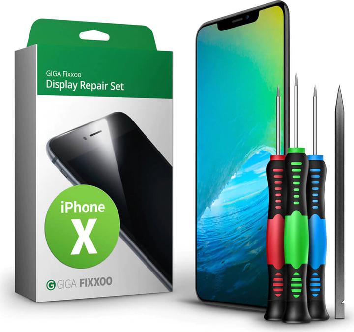Giga Fixxoo Display Komplettset (Display, iPhone XS, iPhone X)