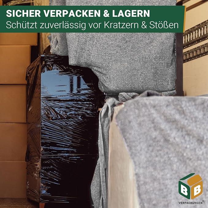 Produktbild BB 5 Stück Zügeldecke, Umzugsdecke, Malerdecke 250 x 150 cm (2-seitig versiegelt, strapazierfähig 45 (1 Stück)