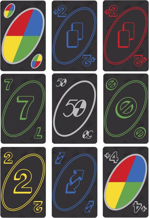 Actual product image Mattel Games UNO 50th premium (German, English, French, Italian, Spanish)