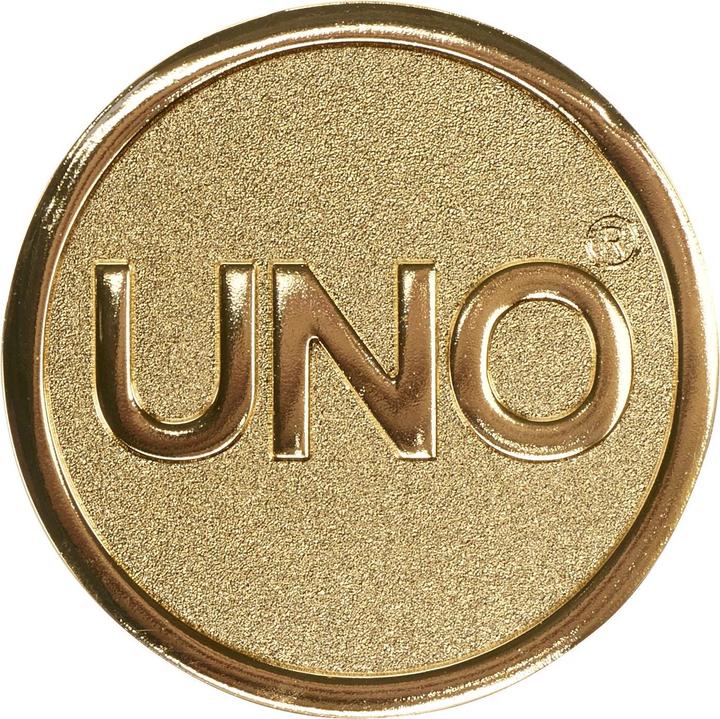 Actual product image Mattel Games UNO 50th premium (German, English, French, Italian, Spanish)