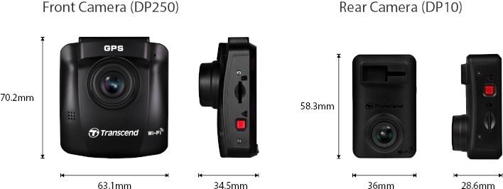 Immagine prodotto Transcend DrivePro 620 (Bluetooth, WiFi, Accelerometro, Ricevitore GPS, Full HD)